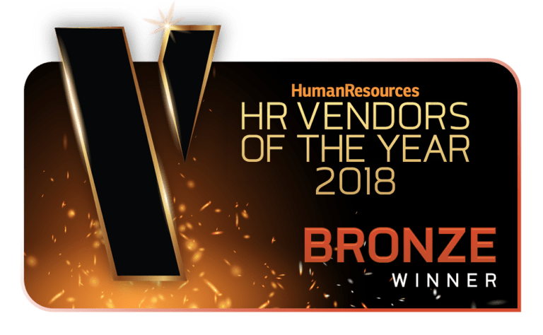 HR Vendors of the Year 2018 Bronze award badge