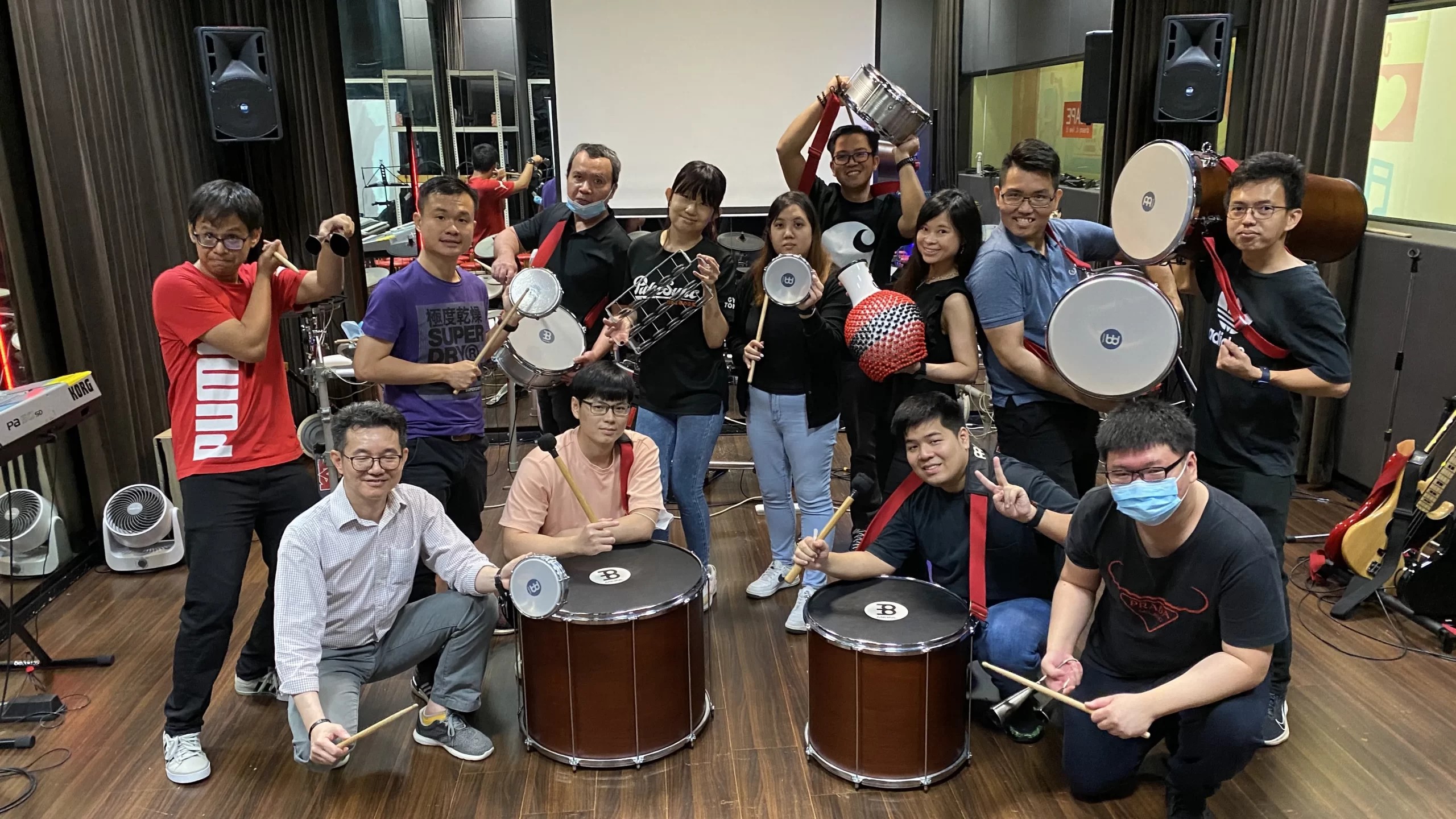 SAMBAINC percussion session